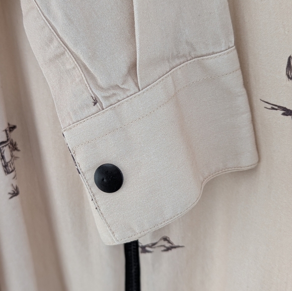 Orville Peck x DSNY | Rodeo Spell Out Omni Top Zip Front Tan Brown Large Unisex - Picture 9 of 15